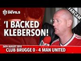 'I Backed Kleberson!' | Club Brugge 0-4 Manchester United | UEFA Champions League