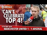 'Can't Celebrate Top 4!' | Manchester United 1 - 1 Arsenal | Fancam