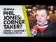 Phil Jones: Corner Taker? | Manchester United 3 Leicester City 1 | FANCAM