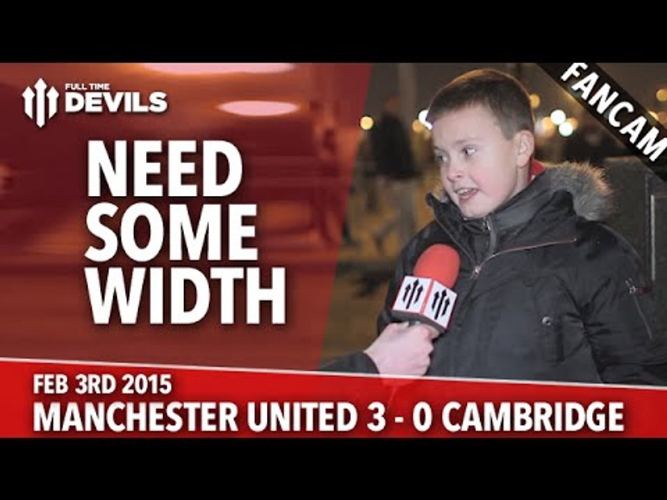 I Couldn't Believe it! | Manchester United 3 Cambridge United 0 | FANCAM
