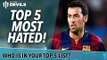 Top 5 Most Hated Footballers | FullTimeDEVILS