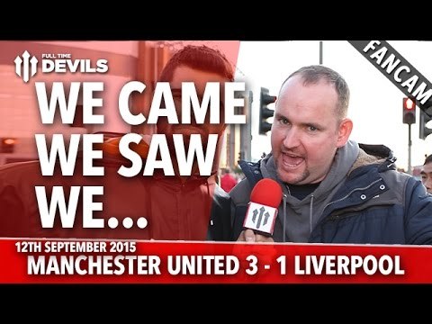 We Came, We Saw, We... | Manchester United 3-1 Liverpool | FANCAM | Andy Tate