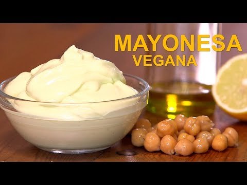 Mayonesa VEGANA casera | Receta fácil y saludable