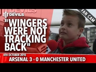 Arsenal 3-0 Manchester United | Sánchez, Özil goals | "Wingers Were Not Tracking Back" | FANCAM