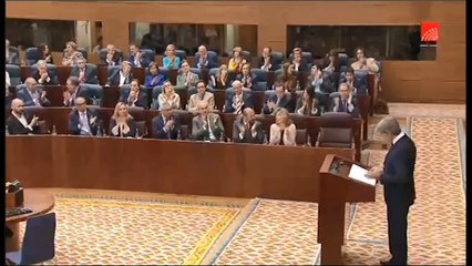 Garrido recuerda en su discurso de investidura a Cifuentes