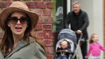 Alec Baldwin treats pregnant wife Hilaria Baldwin to Mother's Day brunch in New York City with their kids.