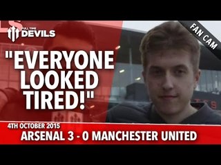 Arsenal 3-0 Manchester United | Sánchez, Özil goals | "Everyone Looked Tired!" | FANCAM