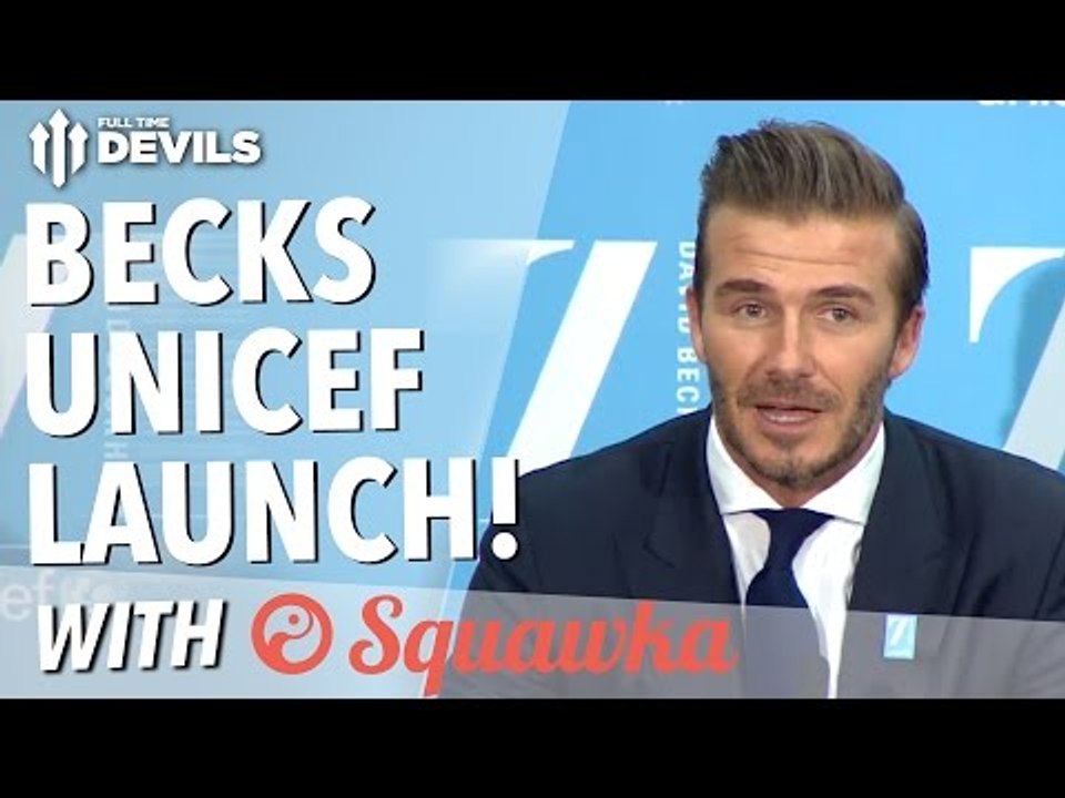 'Huge Respect' For Sir Alex | David Beckham UNICEF Press Conference