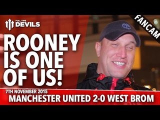 Rooney Is One Of Us! |  Manchester United 2-0  West Bromwich Albion | FANCAM