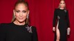 Jennifer Lopez shows off knockout legs in split gown at Robin Hood Foundation event
