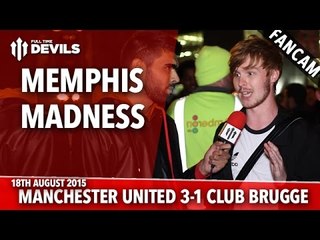 Memphis Madness | Manchester United 3-1 Club Brugge | FANCAM