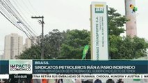 Petroleros brasileños irán a paro, rechazan privatización de Petrobras