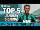 Top 5 Manchester United Transfer Targets | Mane, Kane and More! | w/Squawka Dave