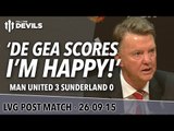 Manchester United 3-0 Sunderland | Louis Van Gaal Post Match Press Conference