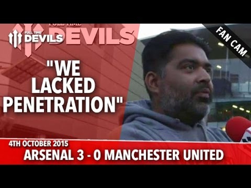 Arsenal 3-0 Manchester United | Sánchez, Özil goals | "We Lacked Penetration" | FANCAM