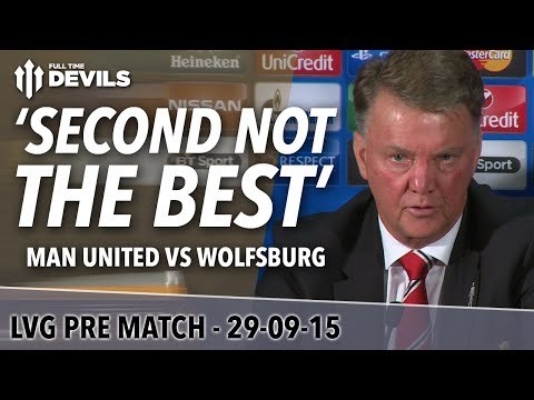 Manchester United vs Wolfsburg | Van Gaal Presser | UEFA Champions League