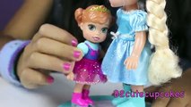 Disney FROZEN Young Anna & Elsa Skating Rink Doll Review| FROZEN DOLLS| B2cutecupcakes