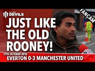 Just Like The Old Rooney | Everton 0-3 Manchester United | FANCAM