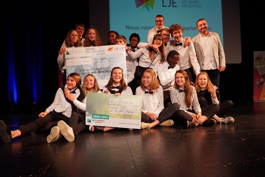 VIRTON: La mini-entreprise " My Chill Factory" remporte le concours francophone des minis entreprises à Bruxelles