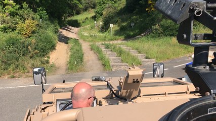 Sur la piste d’essai véhicules d’Acmat