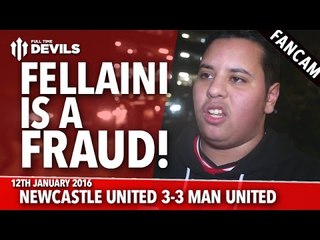 Newcastle United 3-3 Manchester United | Fellaini is a Fraud! | FANCAM