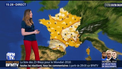 La météo pour ce vendredi 18 mai 2018