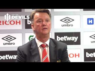 Louis van Gaal Presser | West Ham 3-2 Manchester United | 'Not Enough Centimeters'