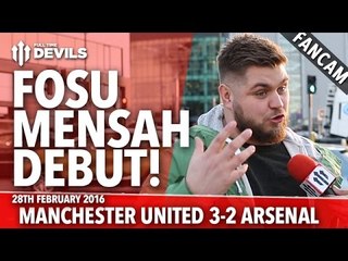 Timothy Fosu-Mensah Debut! | Manchester United 3-2 Arsenal | FANCAM
