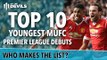 TOP 10: Youngest MUFC Premier League Debuts! | Rashford, Phil Neville and More! | Manchester United