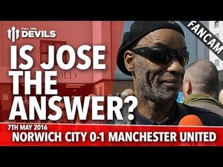 Is José Mourinho The Answer? | Norwich City 0-1 Manchester United  | FANCAM