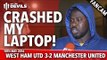 Crashed My Laptop! | West Ham United 3-2 Manchester United  | FANCAM
