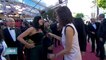 Nadine Labaki réalisatrice du film "Capharnaüm" très émue sur les marches- Cannes 2018