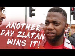 Another Day Zlatan Wins It! | Manchester United 1-2 Manchester City | FANCAM