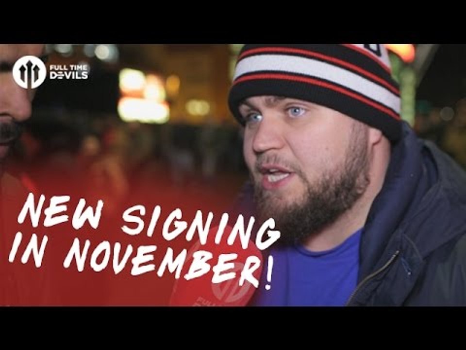 New Signing In November! | Manchester United 4-0 Feyenoord  | FANCAM