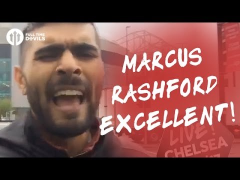 Marcus Rashford Excellent! | Manchester United 2-0 Chelsea | LIVE REACTION FROM OLD TRAFFORD