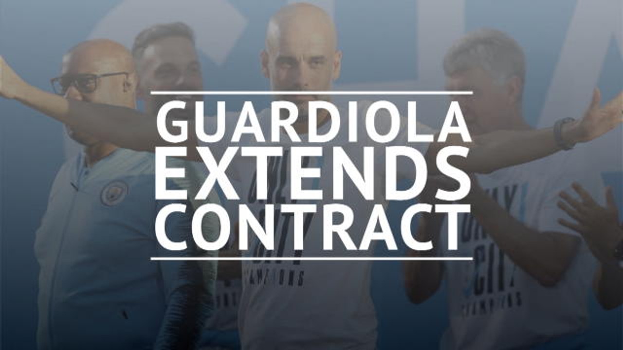 Breaking News Alert - Pep Guardiola extends Man...