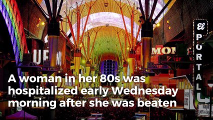 Woman in her 80s beaten, robbed at downtown Las Vegas casino
