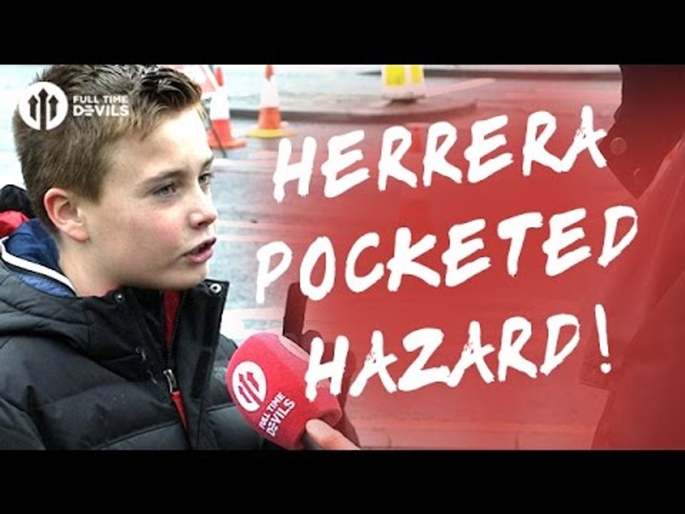 Ander Herrera Pocketed Hazard! | Manchester United 2-0 Chelsea | FANCAM
