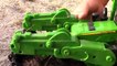 Tonka Dump Truck for Kids - Unboxing, Playing, Digging - John Deere Backhoe Excavator