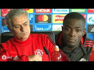 Jose Mourinho & Eric Bailly PRESS CONFERENCE Manchester United vs Benfica