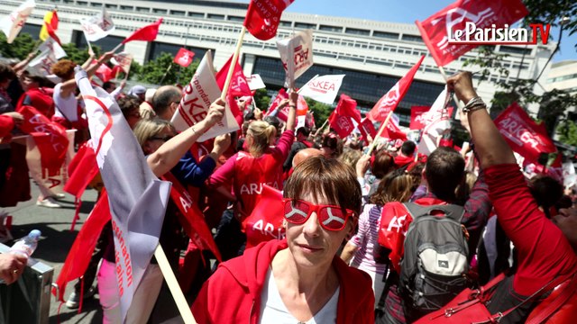 La manif des banquiers : « On est là pour soutenir nos dirigeants »