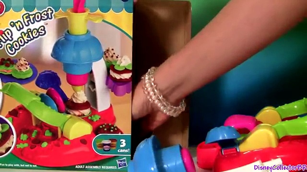Play-Doh Flip n Frost Cookies Playset Sweet Shoppe by Play Dough Plus DIY Mold Chocolate Cookie