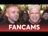 GO AT CITY! Arsenal 1-3 Manchester United FANCAMS