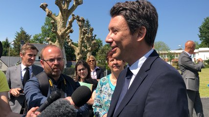 Benjamin Griveaux, porte-parole du gouvernement, en visite à Hennebont