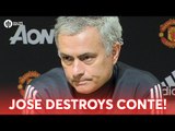 JOSE MOURINHO DESTROYS ANTONIO CONTE! Press Conference Man Utd 2-0 Derby County