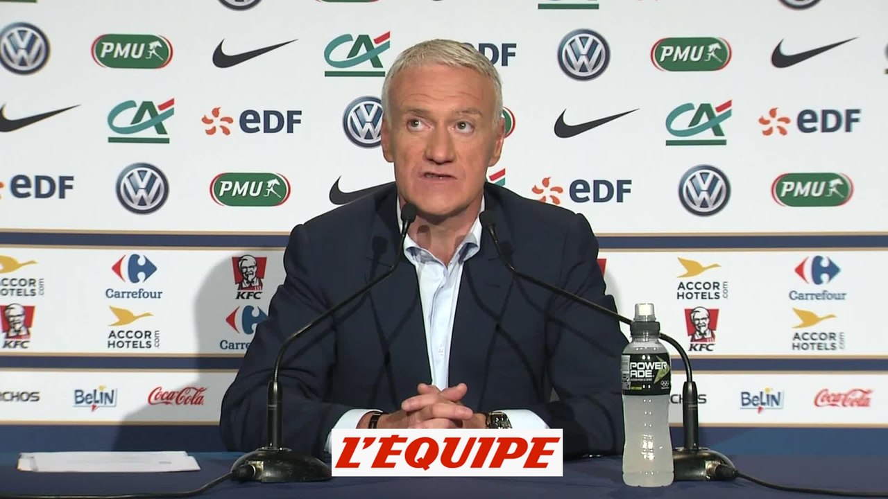Deschamps «Rabiot ? Pas au même niveau en équipe de France qu'au PSG» - Foot - CM - Bleus