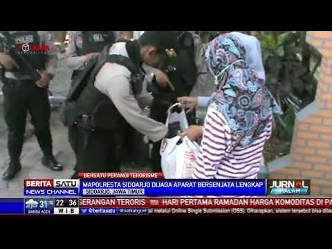 Penjagaan di Mapolresta Sidoarjo Diperketat