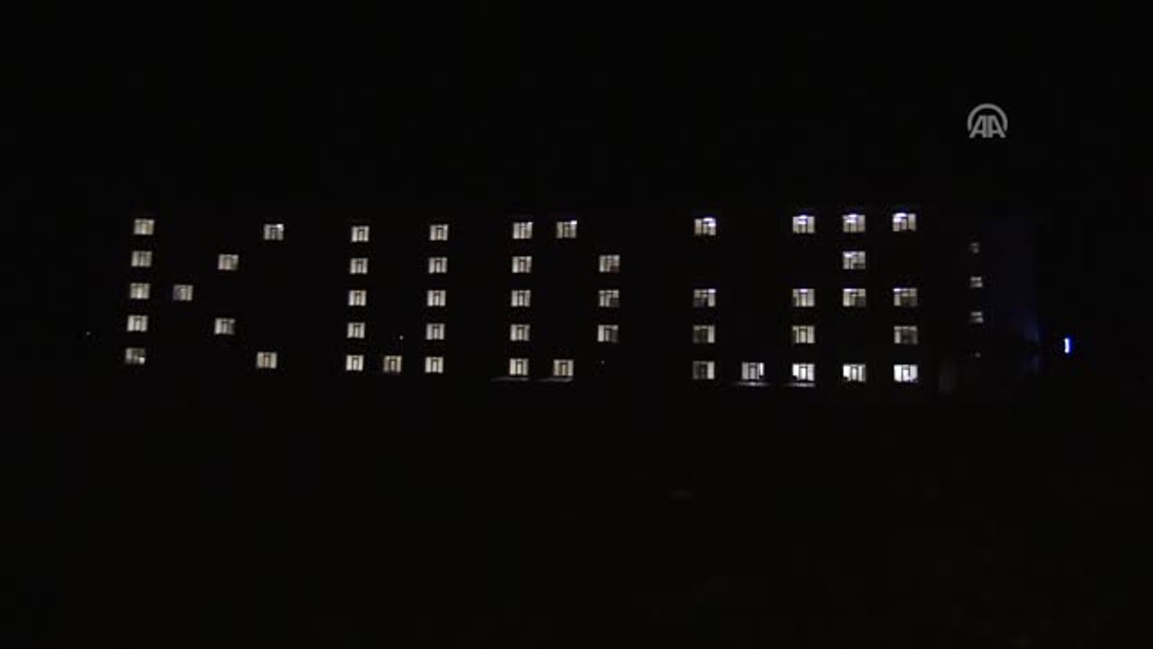 Kyk Yurtlarındaki Öğrenciler İsrail'i Protesto Etti