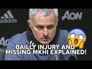 Jose Mourinho: BAILLY INJURY and MISSING MKHITARYAN EXPLAINED! Full Press Conference