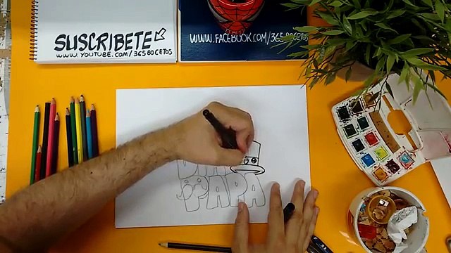 COMO DIBUJAR EL MEJOR REGALO PARA EL DIA DEL PADRE: Dibujo paso a paso facil en español